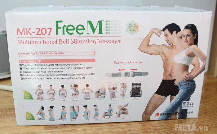 Hộp đựng máy massage bụng Buheung MK-207