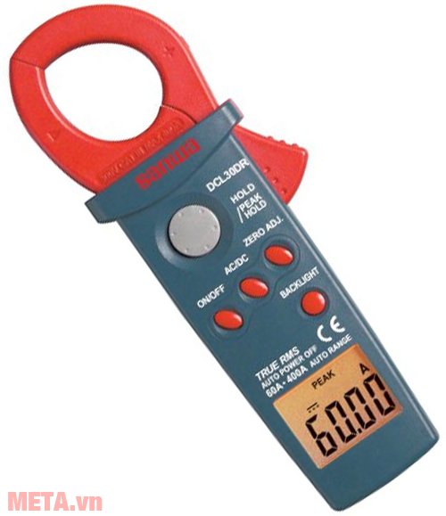Ampe kìm Sanwa DCL30DR hiển thị kết quả lên màn hình