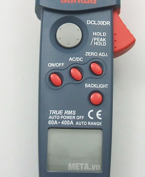Ampe kìm Sanwa DCL30DR màu đỏ xanh