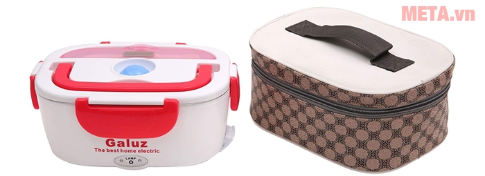 Hộp cơm văn phòng Galuz GL01 có khả năng hâm nóng từ 20 - 25 phút
