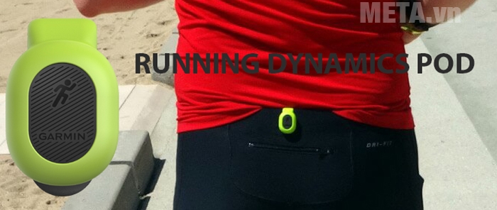 Garmin Running Dynamics Pod có vẻ ngoài thời trang