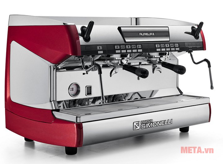 Máy pha cà phê Nuova Simonelli Aurelia II 2 Group màu đỏ