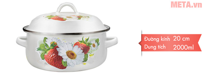 Bộ 5 nồi tráng men Mishio (MK5G) làm đẹp mọi không gian sử dụng