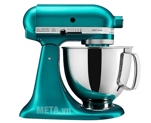 Máy trộn Artisan KitchenAid 5KSM150PSESA có thiết kế màu xanh ngọc 