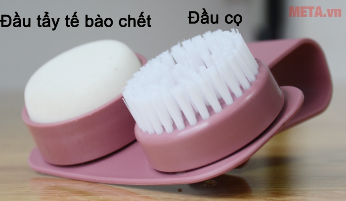 Đầu cọ và đầu tẩy tế bào chết hỗ trợ tối chăm sóc bàn chân bạn