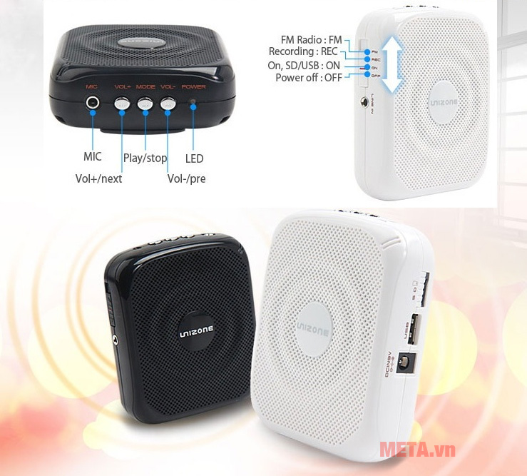 Các chức năng của loa trợ giảng Unizone 9088 F2 Các chức năng của loa trợ giảng Unizone 9088 F2