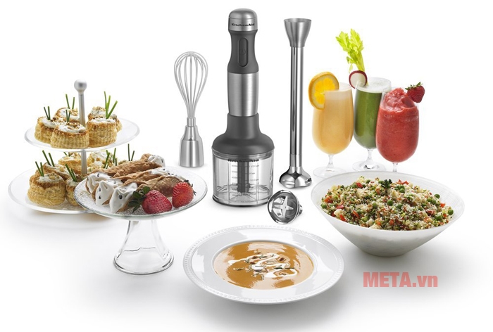 Máy xay trộn cầm tay đa năng KitchenAid 5KHB2569GOB chuyên dụng để làm bánh, tạo sữa và nhiều món ăn khác