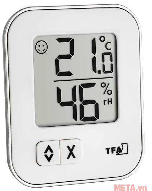 Nhiệt ẩm kế điện tử TFA01 MOXX có màn hình LCD Nhiệt ẩm kế điện tử TFA01 MOXX có màn hình LCD
