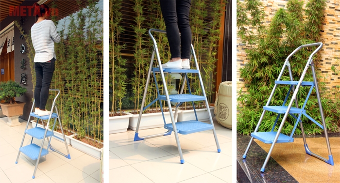 Thang ghế 3 bậc Advindeq ADS503 phù hợp sử dụng cho gia đình