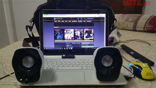 Hình ảnh sử dụng loa vi tính Logitech Stereo Speakers Z120