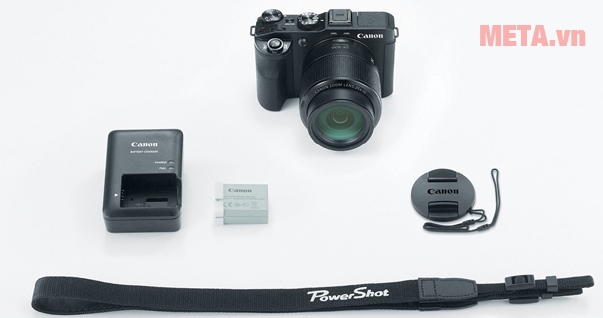 Bộ sản phẩm máy ảnh du lịch Canon Powershot G3X