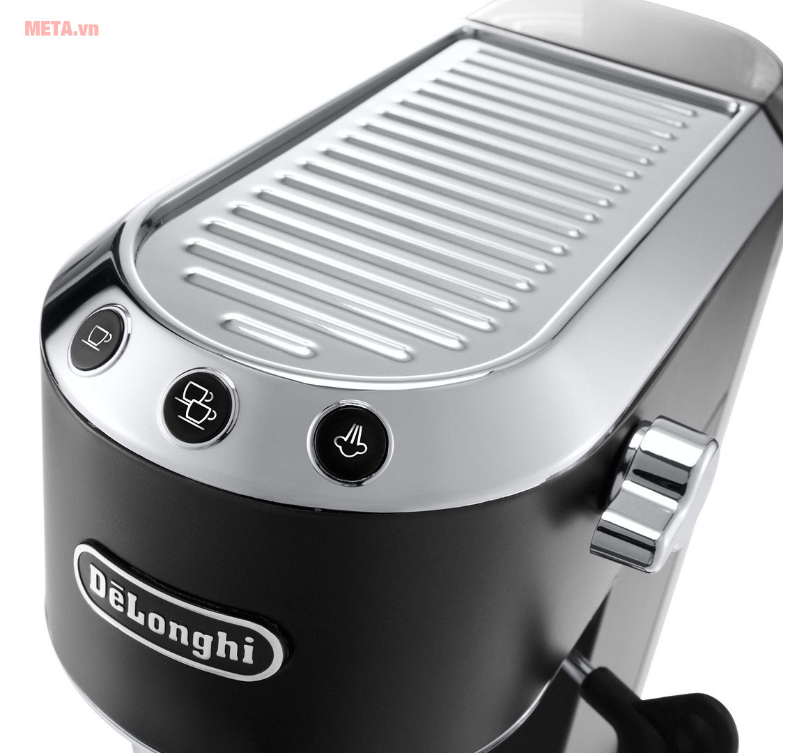 Máy pha cà phê Delonghi EC685.BK có khay sấy tách 