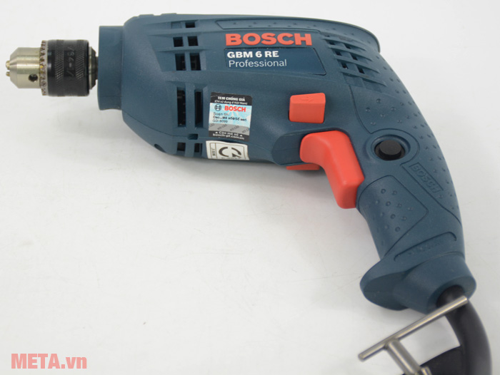 Máy khoan Bosch GBM 6 RE dùng khoan thép, gỗ, tường