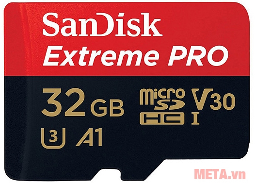 Hình ảnh thẻ nhớ 32Gb Sandisk Micro Extreme Pro 90 MB/s SDSQXCG-032G-GN6M