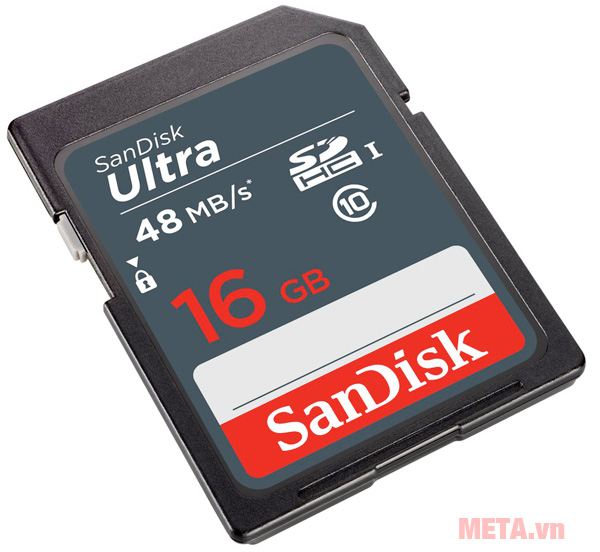 Thẻ nhớ máy ảnh 16GB Sandisk chuyên dùng cho máy chụp hình phổ thông