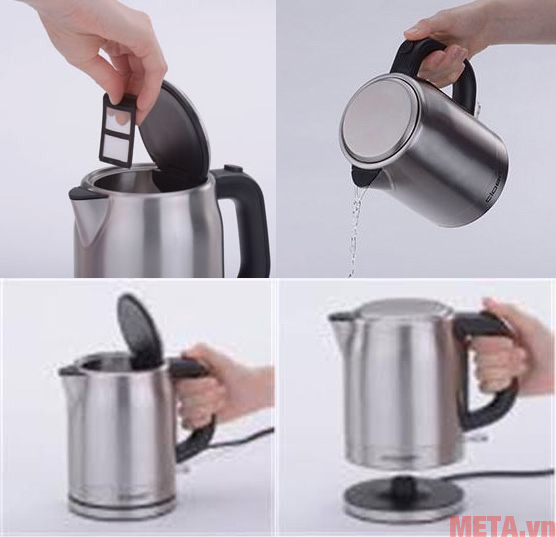 Bình siêu tốc Cloer 4519 có thiết kế sang trọng, bền bỉ 