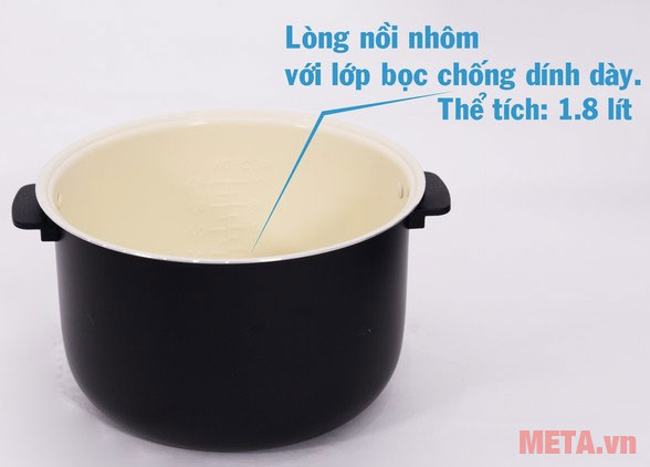 Máy làm tỏi đen đa năng cảm ứng Ceramic Mishio MK03 có lòng nồi chắc chắn 