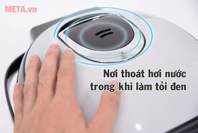 Máy làm tỏi đen đa năng cảm ứng Ceramic Mishio MK03 với khe thoát hơi nước 