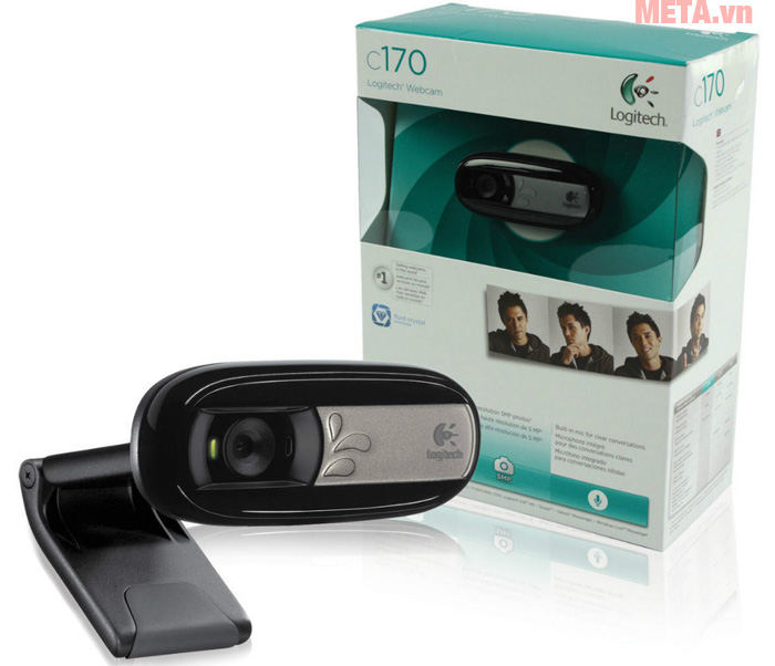 Webcam ghi hình Logitech C170 cùng vỏ hộp