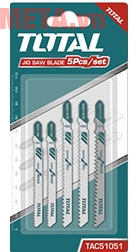 Bộ lưỡi cưa lọng 5 chi tiết Total TAC51051