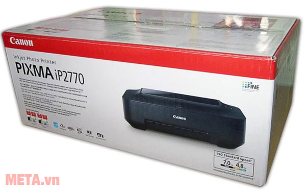 Máy in phun màu Canon PIXMA iP2770 bảo quản trong hộp giấy