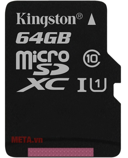 Thẻ nhớ 64Gb micro SDHC Kingston Class 10 UHS-I (SDC10G2/64GB)