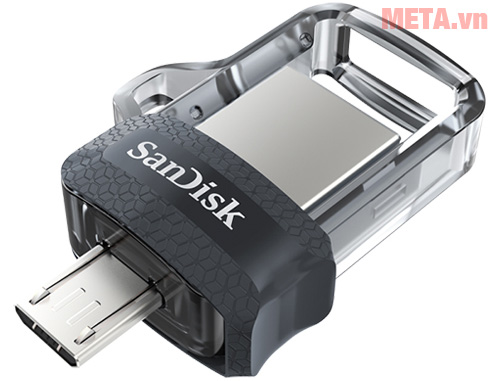 USB OTG 16GB 3.0 SanDisk Ultra DD3 có khả năng kết nối với máy tính và điện thoại