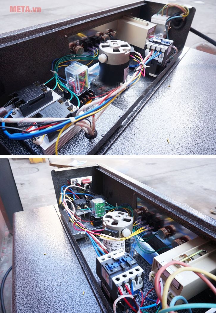 Bộ máy lắp ráp bên trong thiêt bị máy co màng