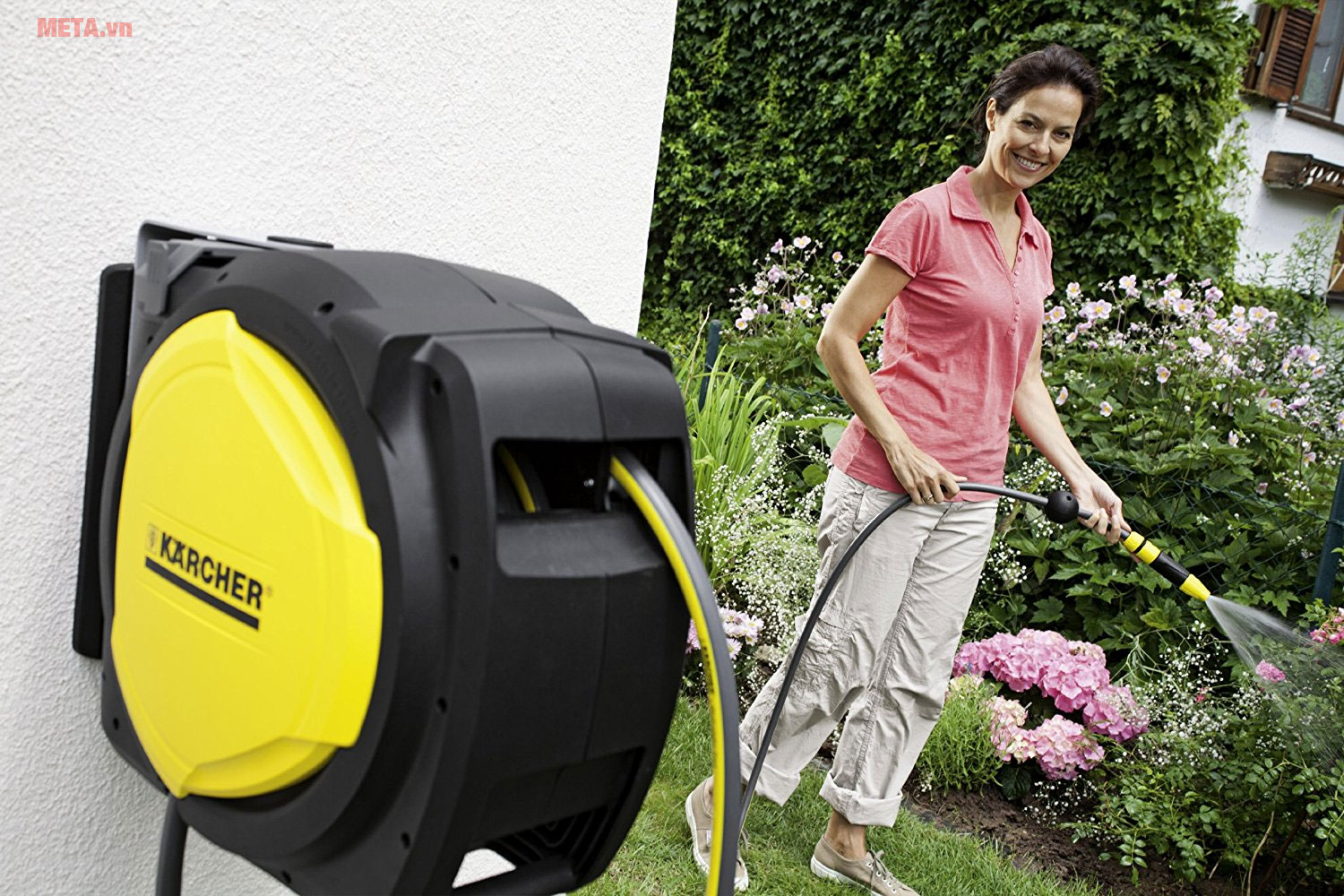 Guồng ống Karcher CR 7.220 giúp chăm sóc vườn tược dễ dàng 