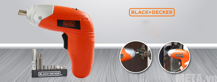 Máy vặn vít dùng pin Black&Decker KC3610 có thiết kế cầm tay tiện dụng