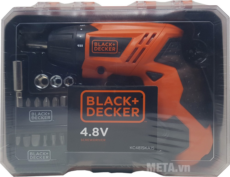 Máy vặn vít dùng pin Black & Decker KC4815KA15 sử dụng hiệu điện thế 4.8V