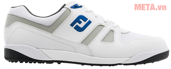 Giày golf nam FootJoy Greenjoy Spikeless 45166 có logo FJ trên thân giày