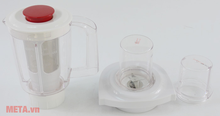 Máy ép trái cây đa năng 4 trong 1 Supor ZQ40VN-250 thiết kế cối xay làm bằng nhựa trong suốt