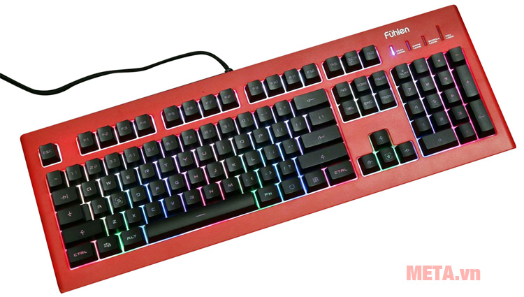 Bàn phím Fuhlen G500S có thiết kế bắt mắt