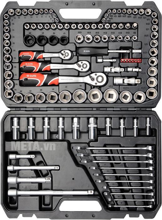 Bộ kìm tuýp cờ lê tay vặn tổng hợp Yato YT-38801 khi mở hộp