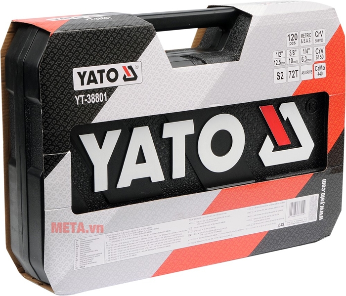 Bộ kìm tuýp cờ lê tay vặn tổng hợp Yato YT-38801 giúp sửa chữa ô tô, xe máy và máy móc dễ dàng