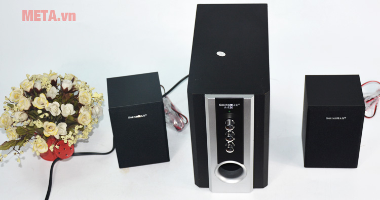 Loa vi tính SoundMax A820 2.1 có thiết kế nhỏ gọn, phù hợp với mọi không gian