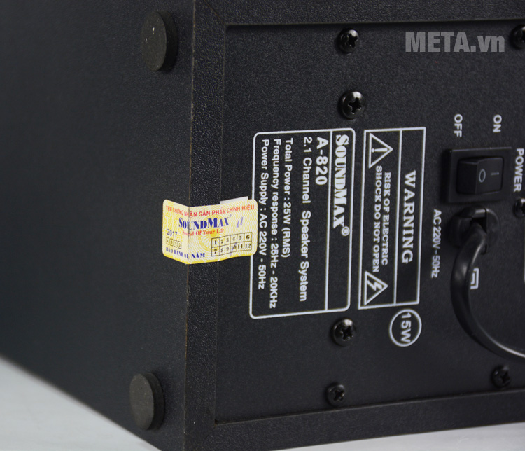 Loa vi tính SoundMax A820 2.1 là sản phẩm chính hãng