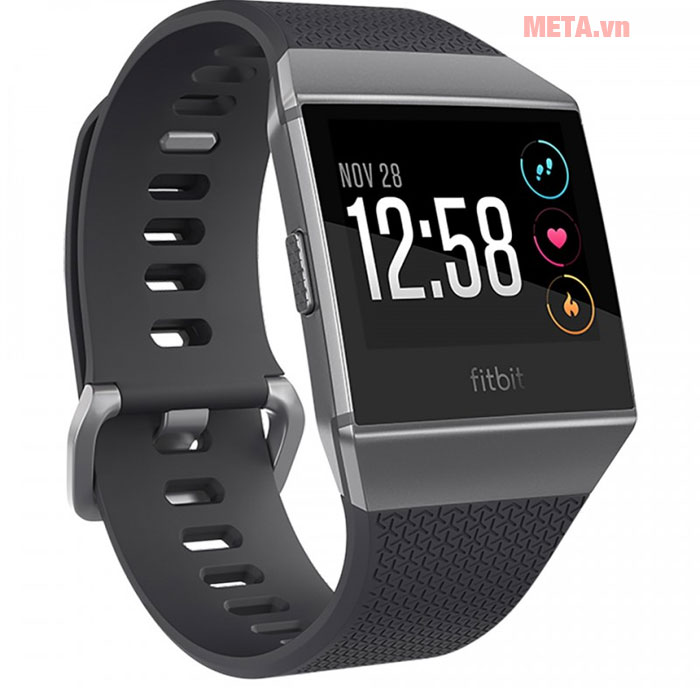 Đồng hồ đeo tay thông minh Fitbit Ionic màu đen Đồng hồ đeo tay thông minh Fitbit Ionic màu đen