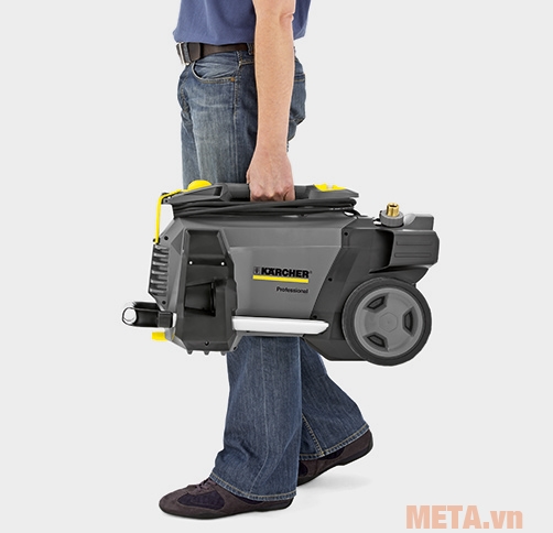 Máy phun áp lực Karcher HD 5/15 C có 2 bánh xe