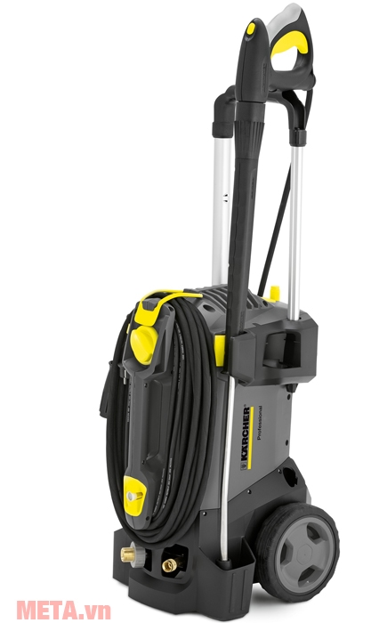  Máy phun áp lực Karcher HD 5/15 C có thể quấn dây cao áp rất gọn gàng trên thân máy