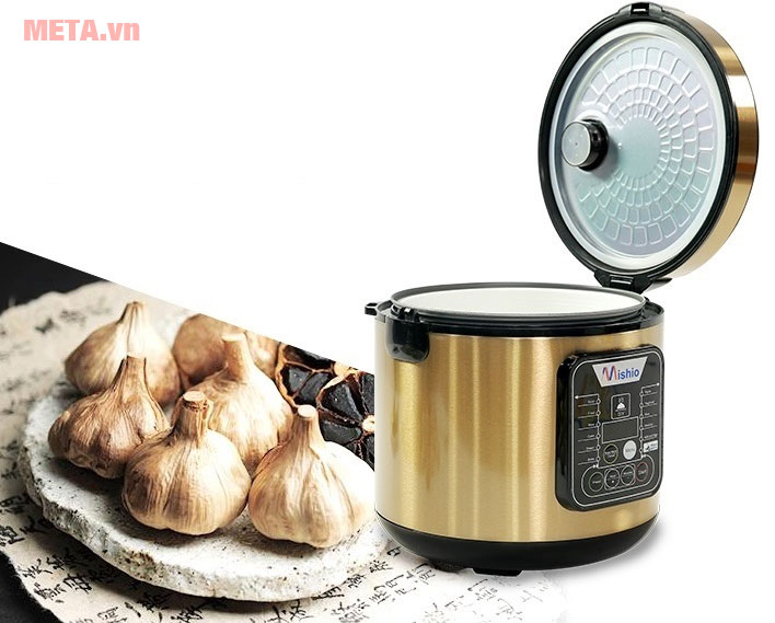 Máy làm tỏi đen có thiết kế tiện lợi Máy làm tỏi đen Mishio