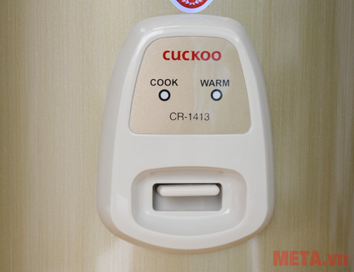 nồi cơm điện Cuckoo CR 1413 có bảng điều khiển dễ thao tác