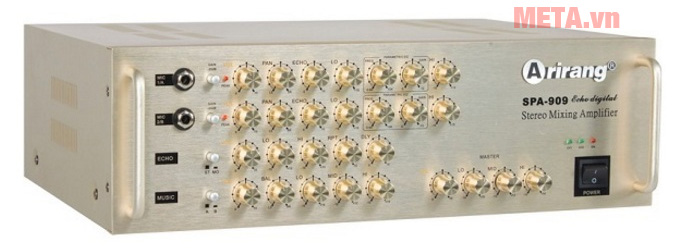 Thiết bị tăng âm Arirang SPA 909 được trang bị hệ thống chỉnh âm tự động cho bạn thỏa sức khoe giọng