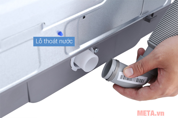 Lỗ thoát nước của máy
