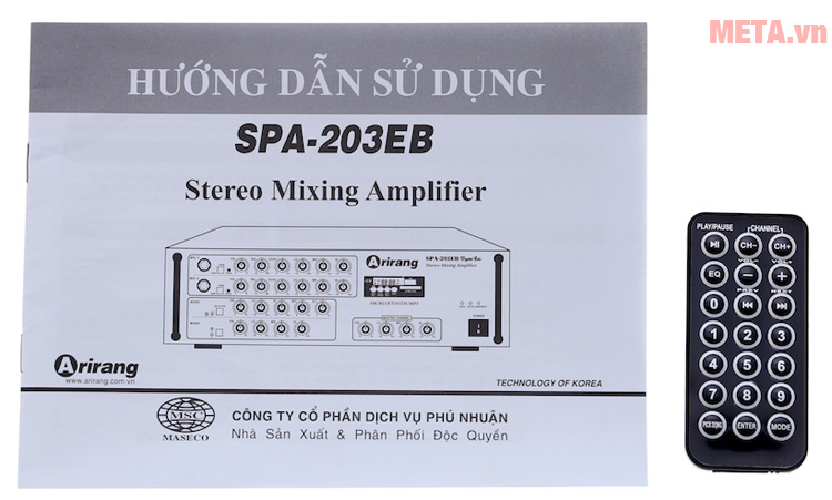 Hướng dẫn sử dụng và điều khiển của amply