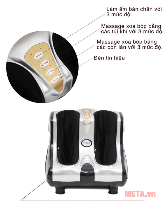 Tính năng của máy massage chân 