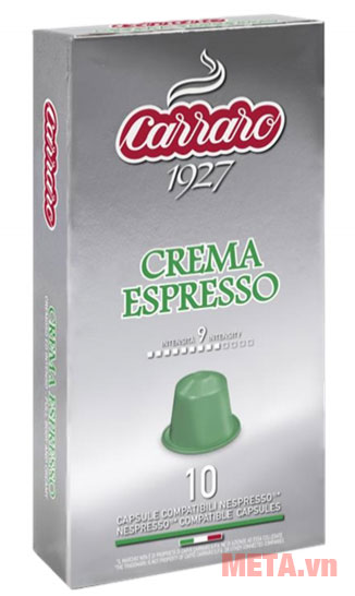 Viên nén cà phê Carraro CREMA ESPRESSO