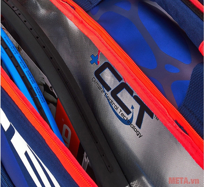 Túi đựng vợt sử dụng công nghệ CRT kiểm soát được độ ẩm, nhiệt Túi vải tennis