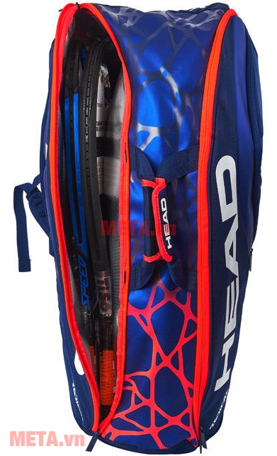 Ngăn đựng vợt chứa được các nhiều kiểu vợt khác nhau Túi tennis